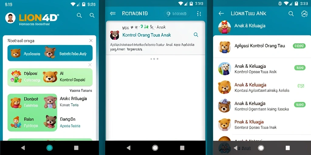 Antarmuka LION4D yang ramah pengguna untuk kontrol orang tua.