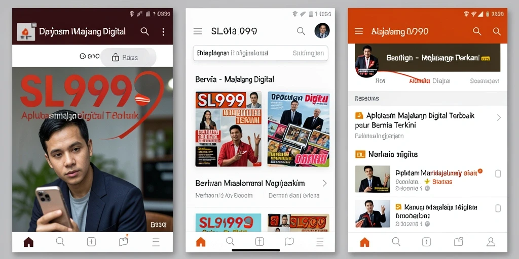 Tampilan antarmuka SL999 yang informatif dan mudah dinavigasi.
