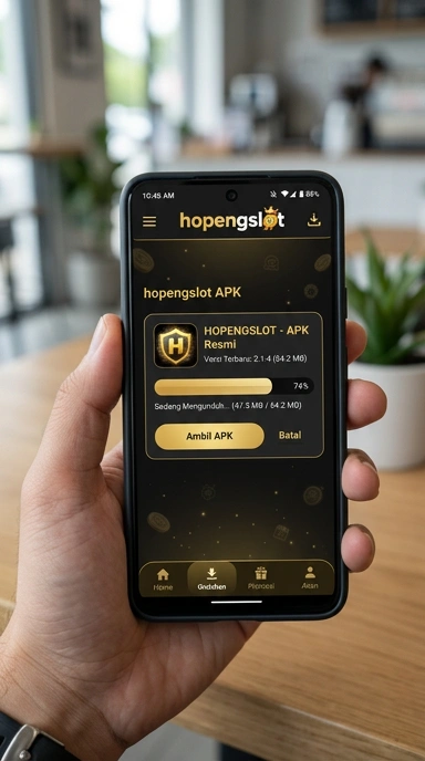 Tampilan halaman APK hopengslot